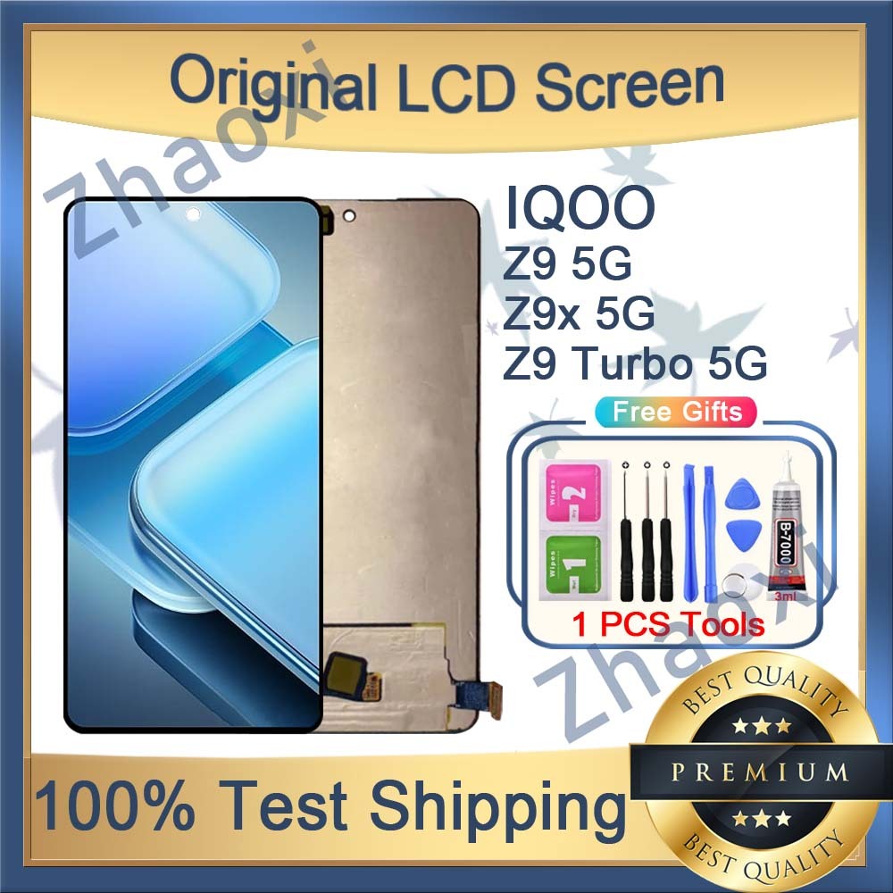 AMOLED IQOO Z9 5G Z9x 5G Z9 Turbo 5G เปลี่ยนหน้าจอ LCD