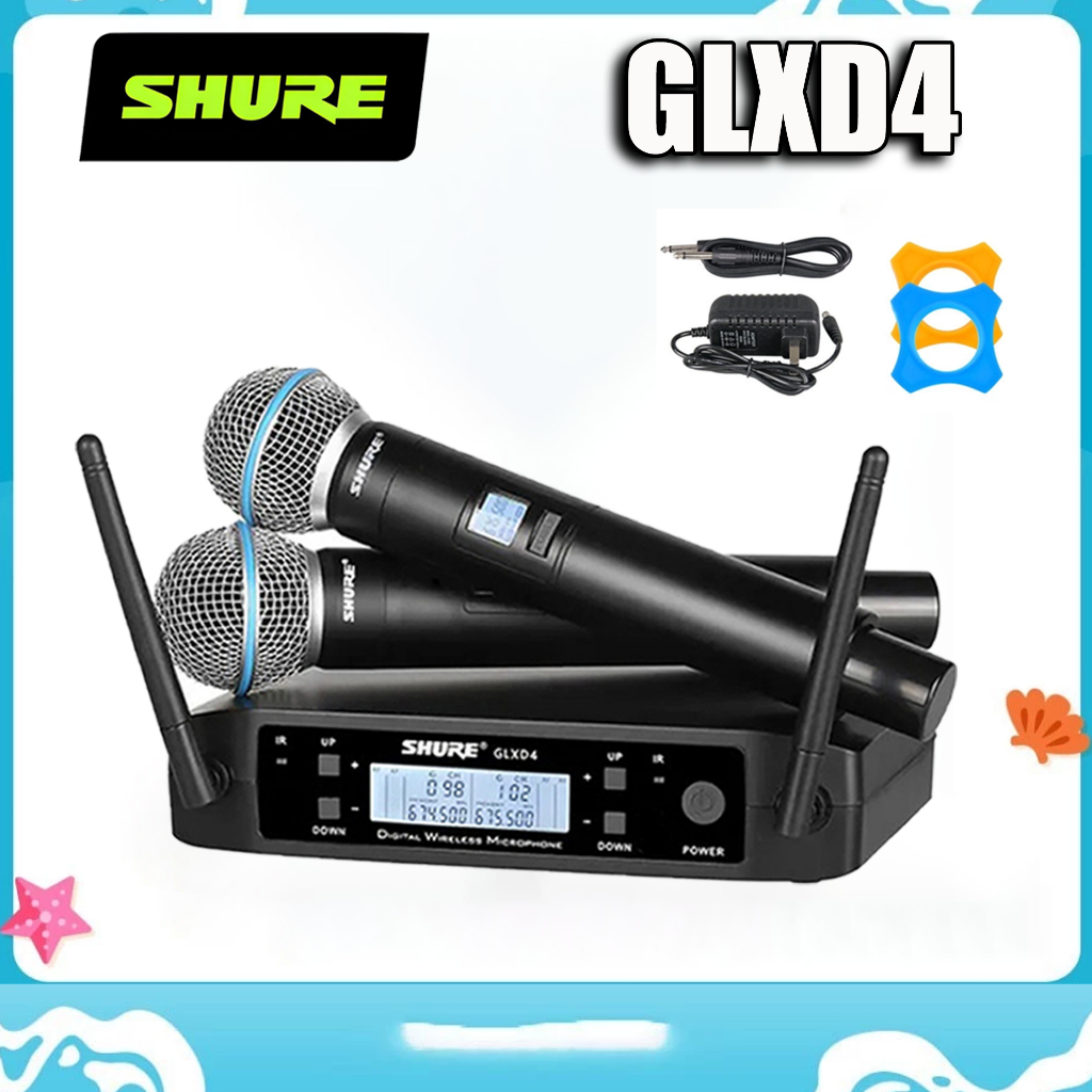 Shure GLXD4 ไมโครโฟนไร้สาย UHF สำหรับคาราโอเกะ/KTV (ส่งไวภายใน 5 วัน) รุ่น GLXD-4