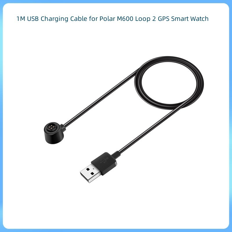 สายชาร์จ USB 1M สําหรับ Polar M600 Loop 2 GPS เครื่องชาร์จนาฬิกาอัจฉริยะ