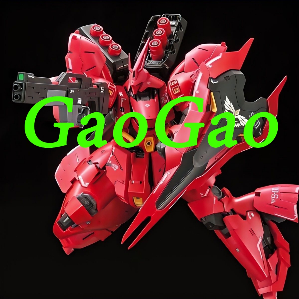 Gaogao Sazabi 1/144  Assembly Plastic Model Kit DIY