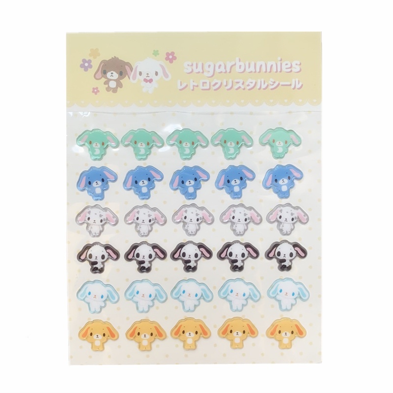 Kawaii Sugarbunnies สติกเกอร์ 3D อะนิเมะกระต่ายน่ารักโน้ตบุ๊คแล็ปท็อปสติกเกอร์หนังสือ Scrapbooking สติกเกอร์ขนาดเล็ก