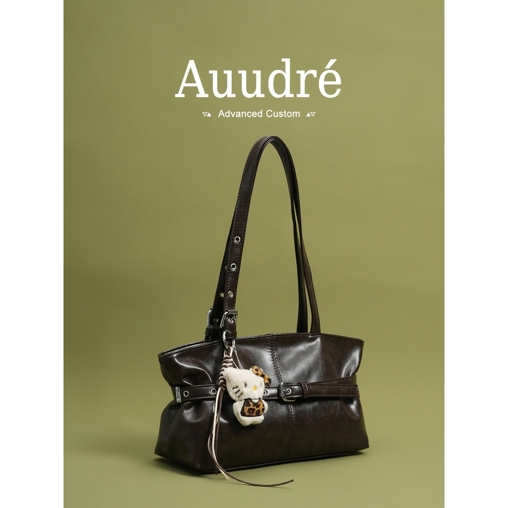 Auure ความรู้สึกระดับไฮเอนด์ความจุขนาดใหญ่กระเป๋าสะพายไหล่ใต้วงแขนหญิง