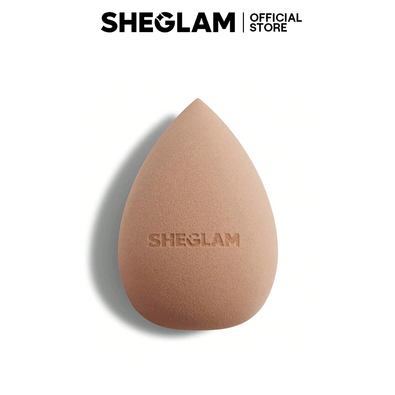Sheglam Ultimate Universal Beauty Sponge Full Face Makeup Blending Sponge สําหรับ Liquid Cream Powder Foundation คอนซีลเลอร์ Blush Soft Makeup Blender เครื่องมือแต่งหน้าความงาม