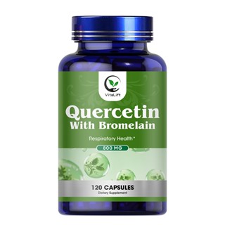 VitaLift Quercetin และ Bromelain Capsules สารต้านอนุมูลอิสระ…