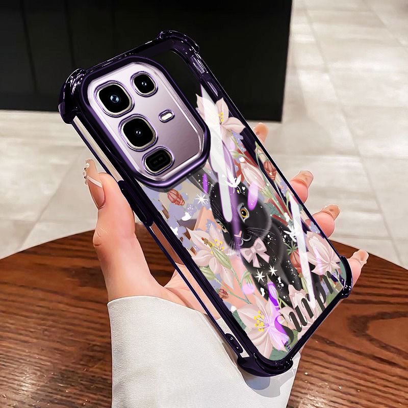 VRQR สําหรับ Infinix Note 50 Pro Plus 4G 5G หมายเหตุ 50 Pro + 5G X6855 X6856 X6858 ปลอกกระต่ายน่ารัก