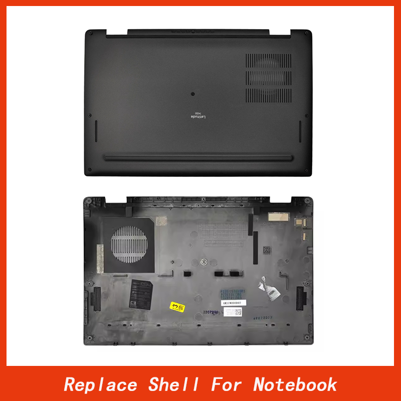 สําหรับ Dell Latitude 7430 E7430 Palmrest/ด้านล่างฝาครอบด้านล่างสีดํา