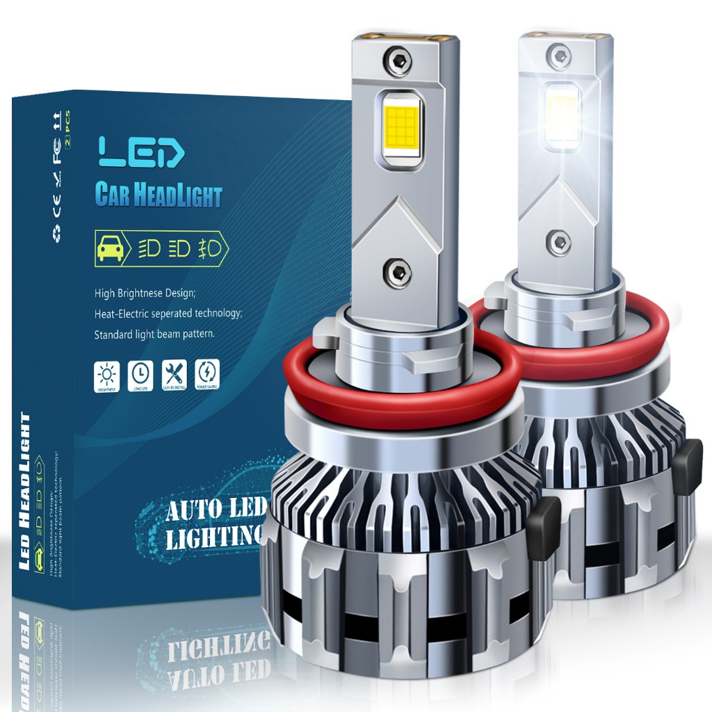 2PCS M8 PRO T75 PRO LED ไฟหน้าหลอดไฟ 170W 6000K สีขาว H4 H7 H8 H11 9005 9006 9012 880 5205 H16 LED A