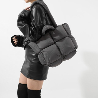 CozySiam Puff Bag ขนาดใหญ่ กระเป๋าแฟชั่น All-Match 8 สี