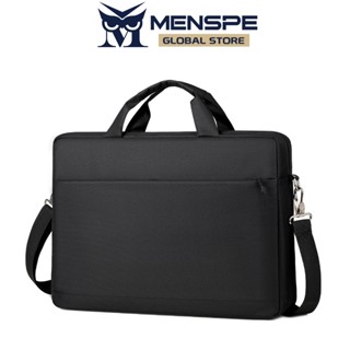 MENSPE กระเป๋าใส่โน้ตบุ๊กขนาด 15.6 นิ้ว กระเป๋าเก็บอุปกรณ์ดิ…