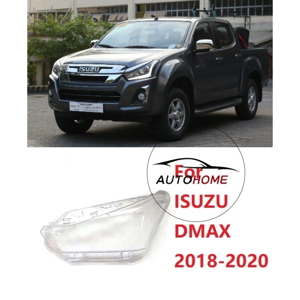 HEADLAMP ฝาครอบเลนส์สําหรับ ISUZU DMAX D-MAX 2018 2019 2020 V-CROSS BLUE POWER เปลี่ยน HEADLIGHT COVER / เลนส์ HEADLAMP / เลนส์