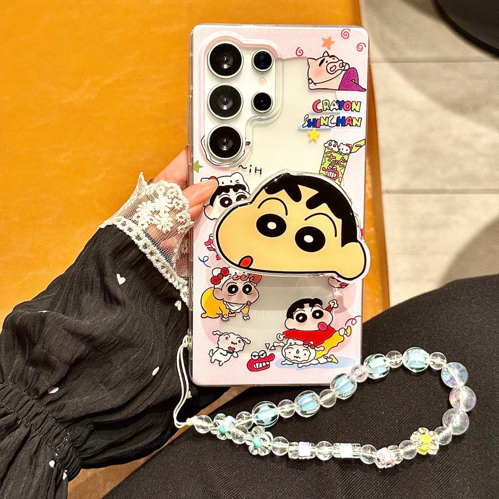 การ์ตูนน่ารัก Xiaoxin วงเล็บ เชือกมือ เคส Samsung Galaxy S25 FE S25 Ultra S25 Plus S25 S24 FE S24 Ultra S24 Plus S24 S23FE S23 Ultra S22Ultra S21Ultra S21FE Note20Ultra A56 A36 A54 A55 A34 A53 A05S 5G Case เคสโทรศัพท์ใหม่ TPU ป้องกันการตก เคสมือถือซัมซุง