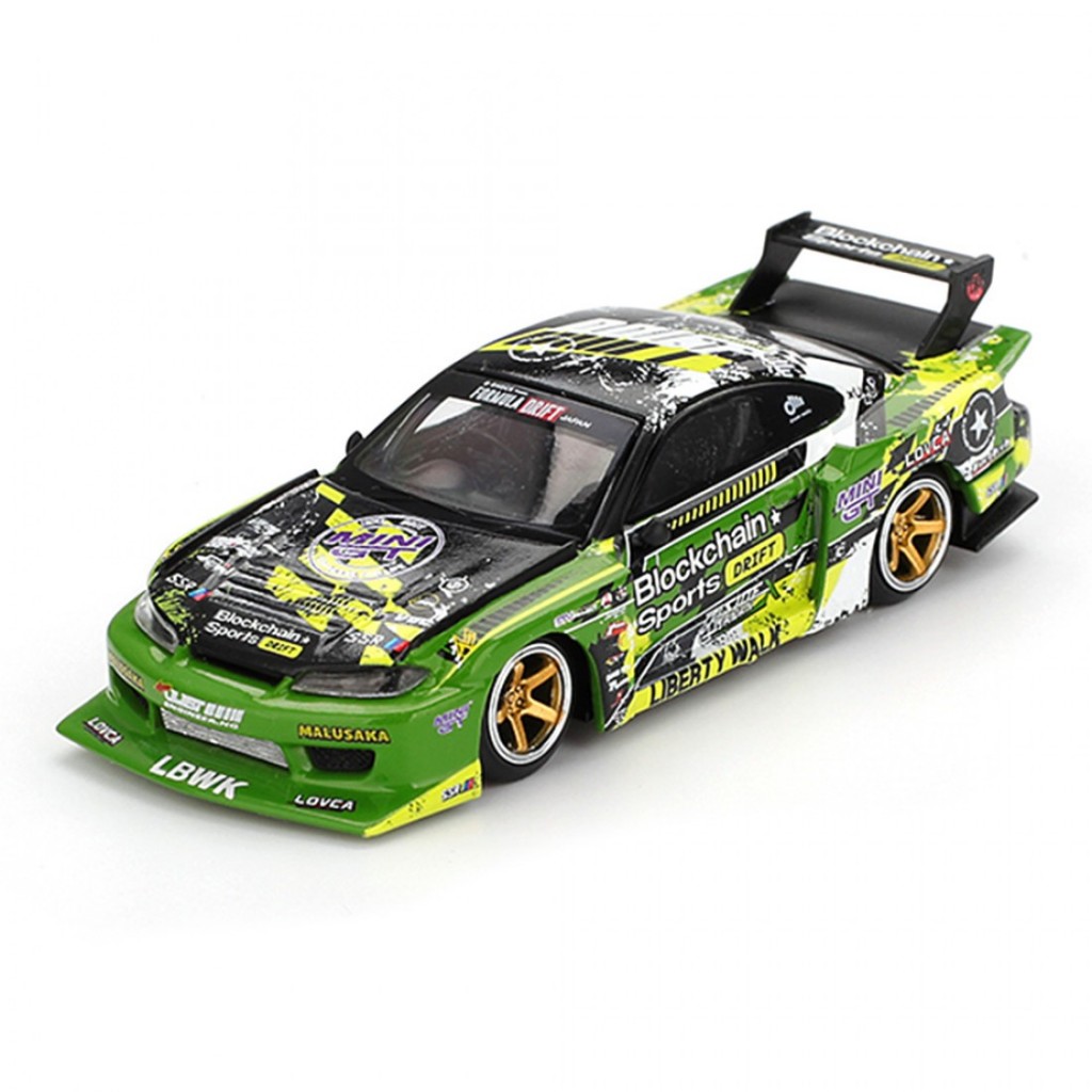Mini GT MGT00823 823 1/64 Nissan LB-Super Silhouette S15 SILVIA #555 V2 2024 Formula Drift Japan RHD