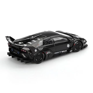 Mini GT MGT01053-L 1053 1/64 Lamborghini LB-Silhouette WORKS MURCIELAGO GT Evo สีดํา Diecast Scale รถ