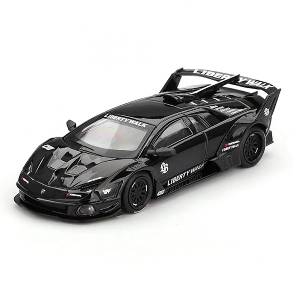 Mini GT MGT01053-L 1053 1/64 Lamborghini LB-Silhouette WORKS MURCIELAGO GT Evo สีดํา Diecast Scale รถ