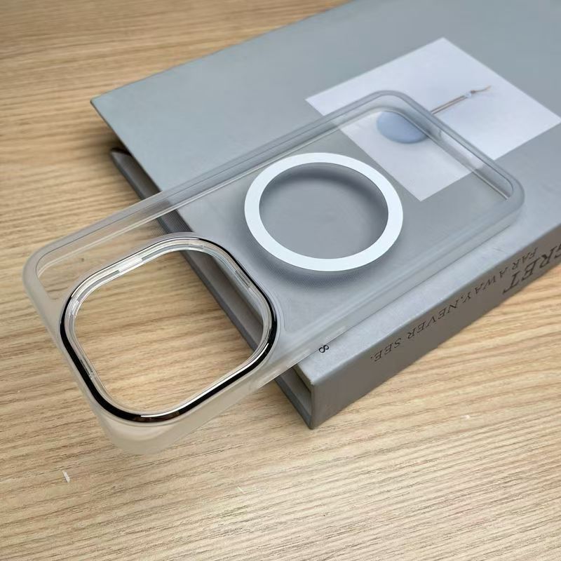 สําหรับ IQOO 15 13 12 11 PRO กรณี Soft TPU แม่เหล็กโปร่งใสเลนส์ป้องกันปกหลังสําหรับ IQOO Z10 TURBO PRO PLUS ไร้สายชาร์จเปลือกโทรศัพท์ – โปรปัง