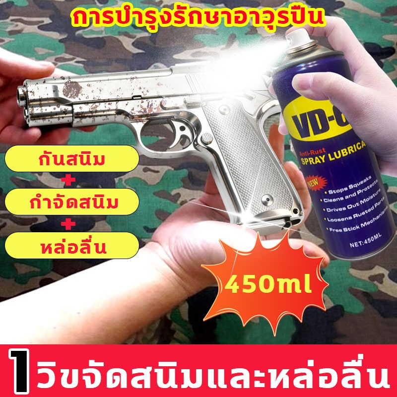 น้ำยาล้างปืน บำรุงรักษาการบารุงรักษาอาวุธปืน การบำรุงรักษาอาวุรปืน กันสนิม กำจัดสนิม น้ํามันปืน 1วิขจัดสนิมและหล่อลื่น หล่อลื่น ชุดล้างปืน กันสนิมปืน น้ํามันปืน
