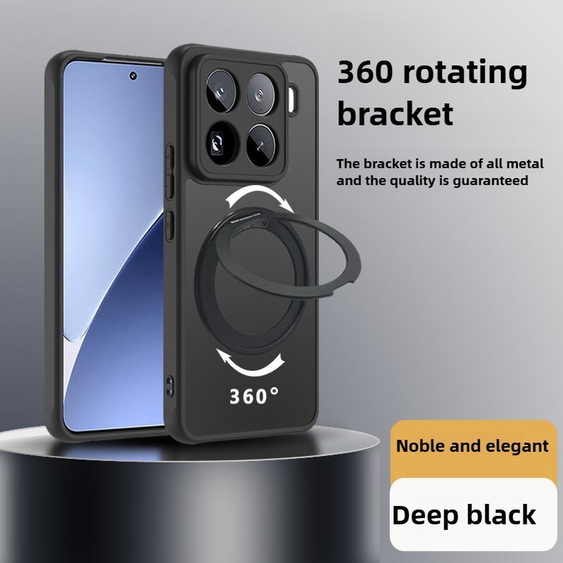 360 หมุนแม่เหล็กสําหรับXiaomi 15 Ultra 14 14T 15 15T ProกรณีสีSlim Matteแม่เหล็กไร้สายChargeปกหลังสํ