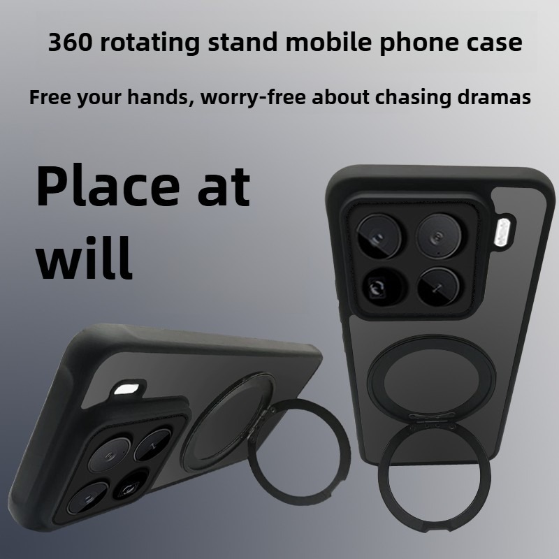 360 หมุนแม่เหล็กสําหรับXiaomi 15 Ultra 14 14T 15 15T ProกรณีสีSlim Matteแม่เหล็กไร้สายChargeปกหลังสํ