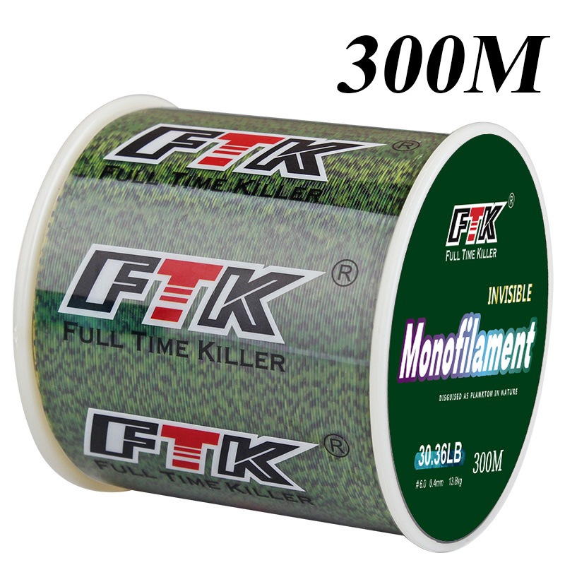 [จัดส่งจากกรุงเทพฯ] FTK Ocean Grade สายตกปลาไนลอนลายพราง 300 เมตร ทนทาน