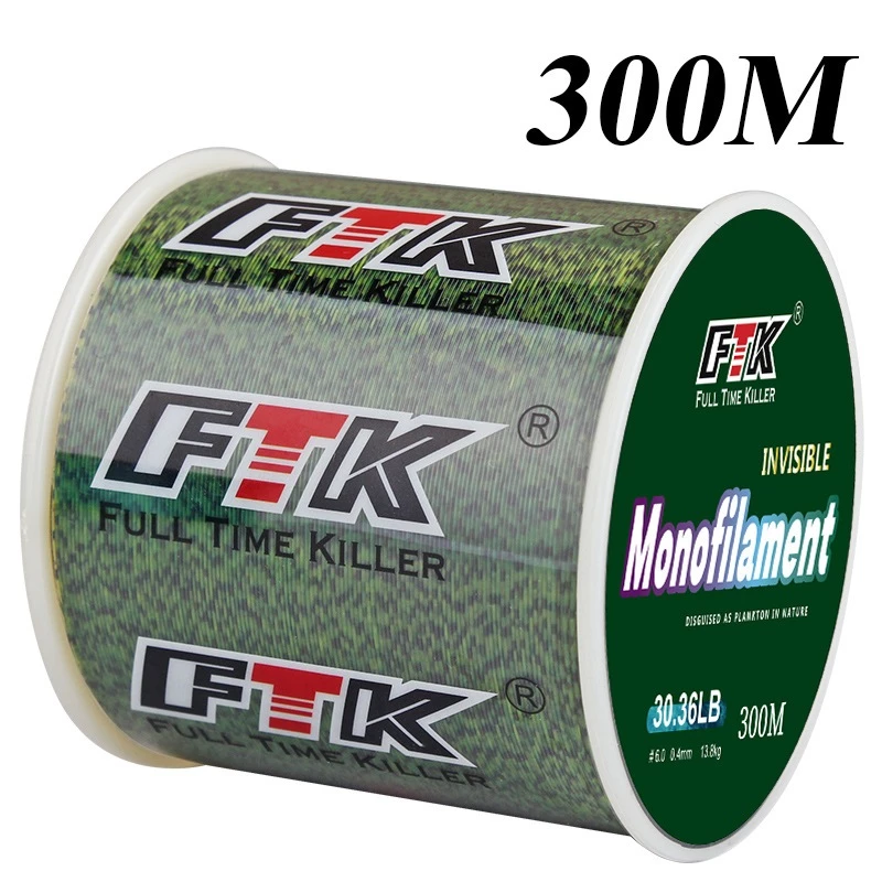 [จัดส่งจากกรุงเทพฯ] FTK Ocean Grade สายตกปลาไนลอนลายพราง 300 เมตร ทนทาน