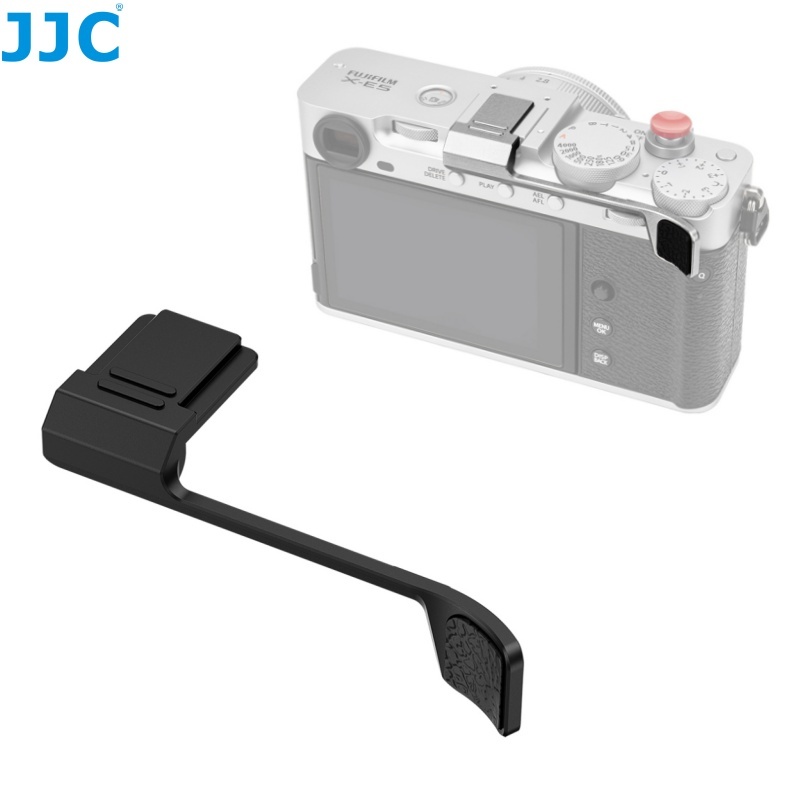 JJC Thumb Up Grip สําหรับ Fujifilm X-E5 XE5 ที่จับนิ้วหัวแม่มือโลหะ กล้อง Hot Shoe Finger Grip พร้อม