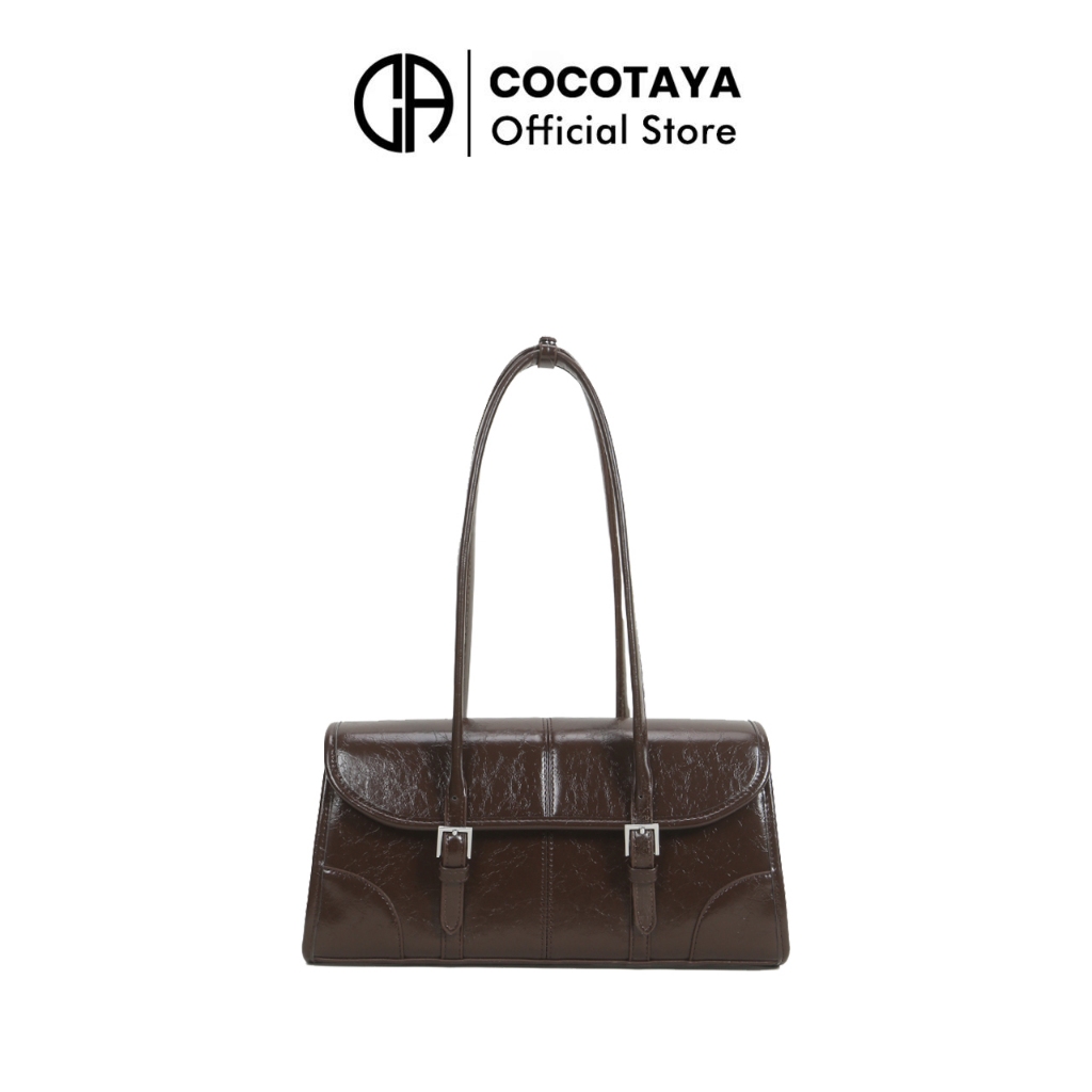 (COCOTAYA) Naomi Bag กระเป๋าสะพายไหล่แฟชั่นหนัง PU สไตล์ใหม่กระเป๋าใต้วงแขน