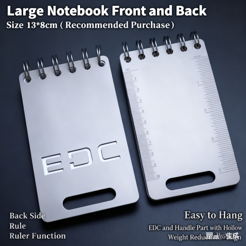 หนังสือวาดภาพกระดาษหิน Notepad โลหะผสมไทเทเนียมกันน้ําแตก