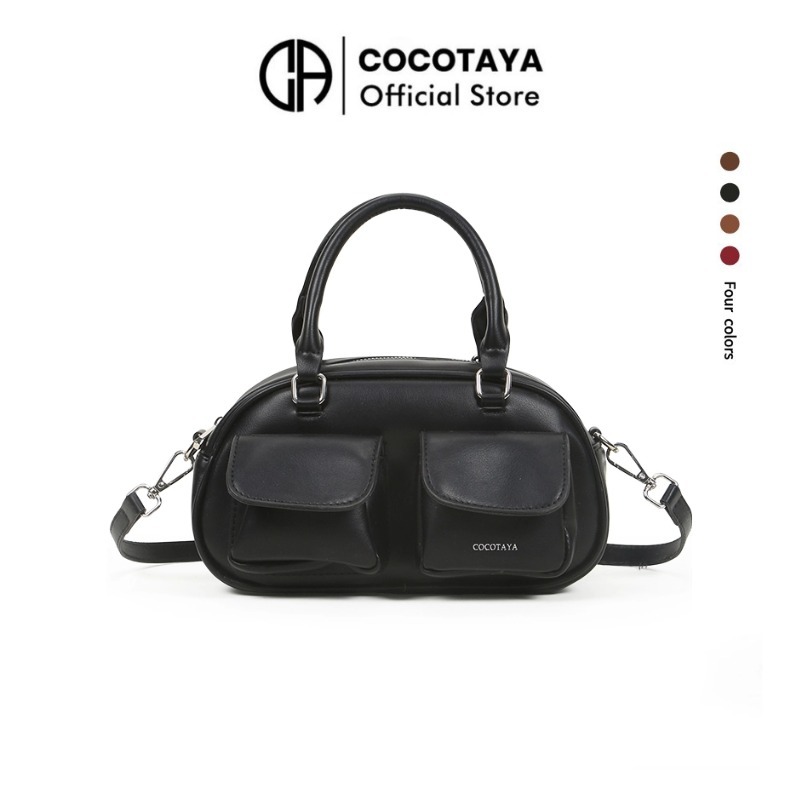 COCOTAYA- Umii Bag กระเป๋าถือสะพายข้างขนาดเล็กสำหรับผู้หญิง ทำจาก PU คุณภาพดี