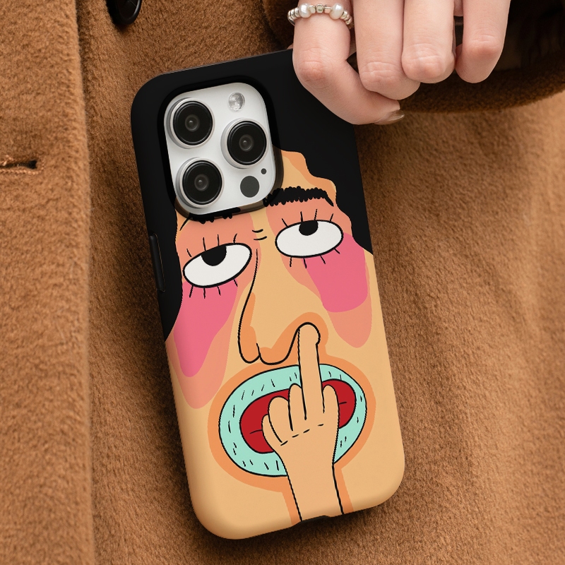 Viral Funny Nose Picking เคสโทรศัพท์ Xiaomi สําหรับ 15-9/K40-K70/Note11-13 เคสกันกระแทกน่ารัก