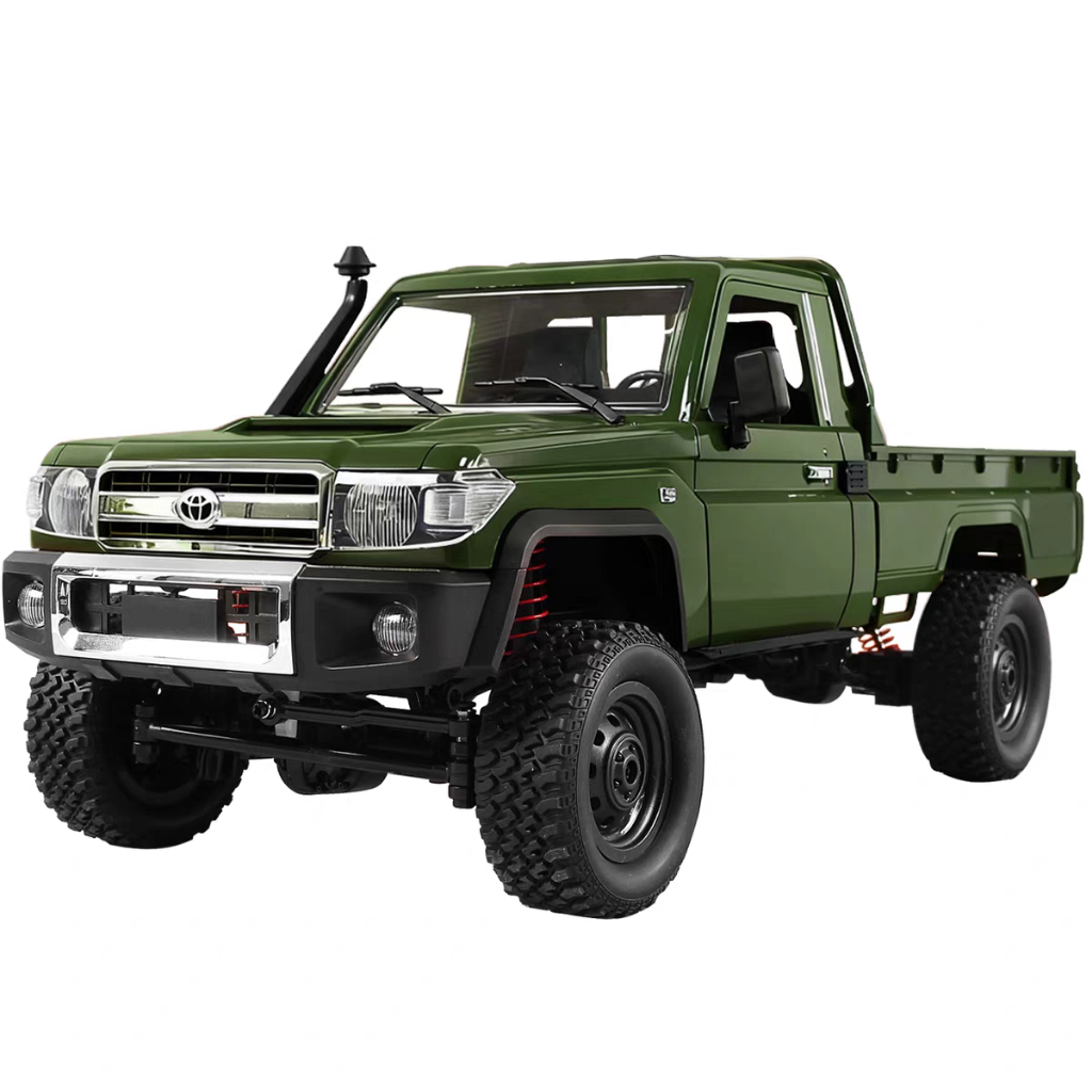 Green Edition MN รุ่น MN82 RTR 1/12 2.4G 4WD RC รถที่ได้รับอนุญาตโดย TOYOTA Land Cruiser LC79 Rock Crawler ไฟ LED ปีนเขา Off-Road รถบรรทุก Full Proportional ยานพาหนะรุ่นของเล่น