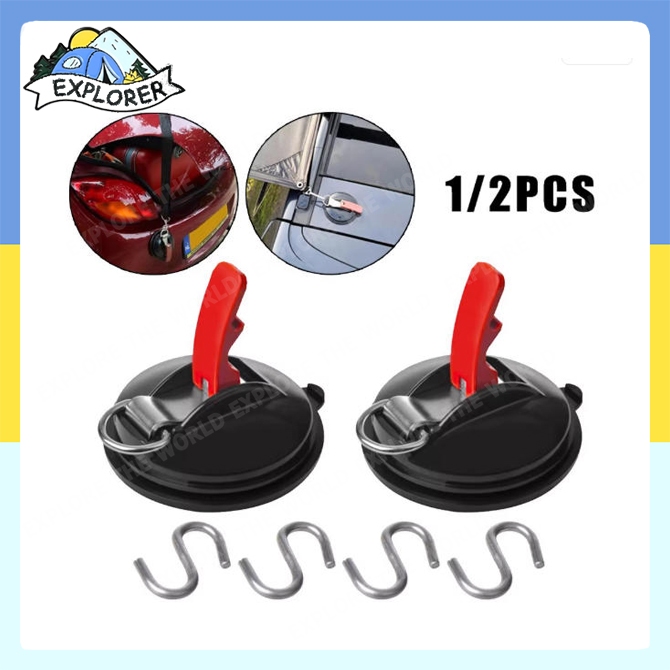 【ส่งจากกรุงเทพ】ถ้วยดูดสูญญากาศ อุปกรณ์เสริมรถยนต์ ตั้งแคมป์ เต็นท์ ผ้าใบ สมอ กันสาด ด้านข้าง กลางแจ้ง แคมเปอร์เกียร์ เครื่องมือตั้งแคมป์