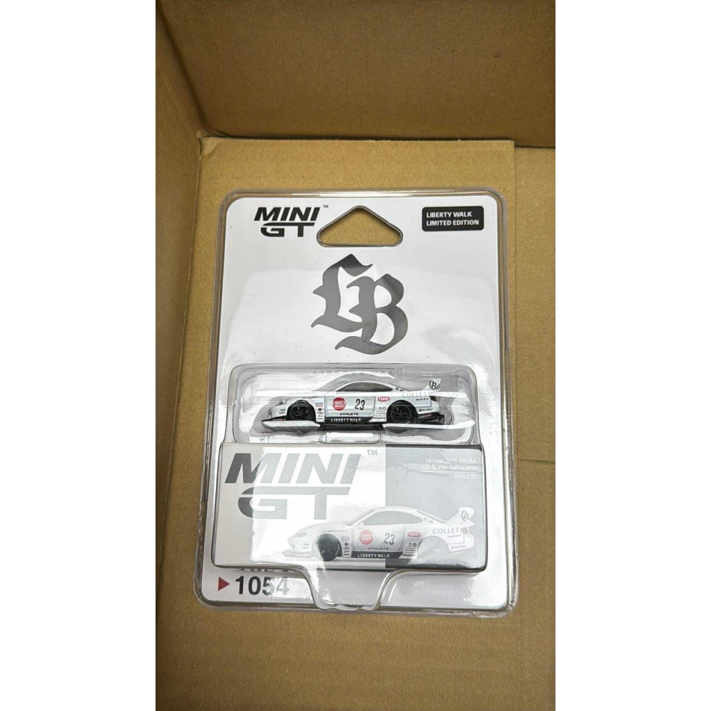 Mini GT MGT01054-LB 1054 1/64 Nissan LB-Super Silhouette S15 SILVIA ATHLETE LBWK Diecast Scale รถโมเ