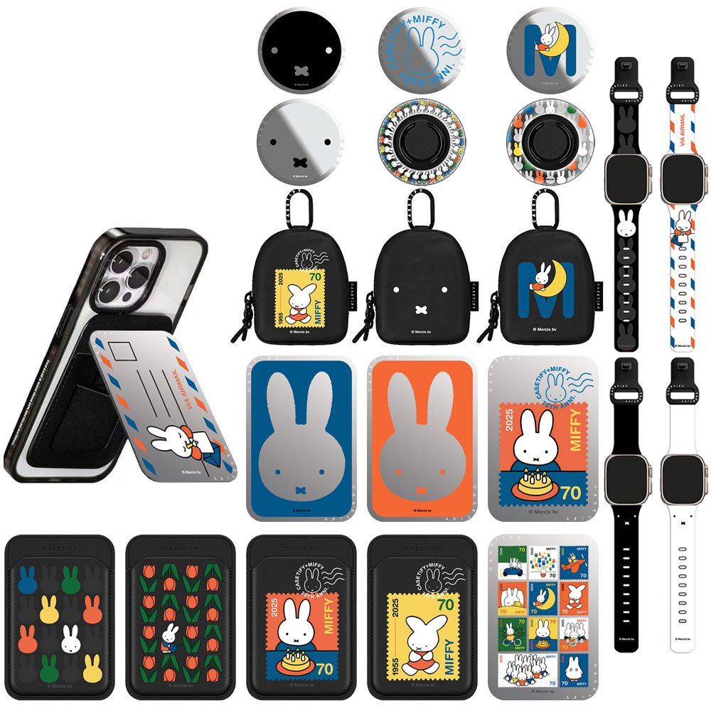 Miffy miffy miffy Rabbit Stand Series พื้นหลังสีขาว