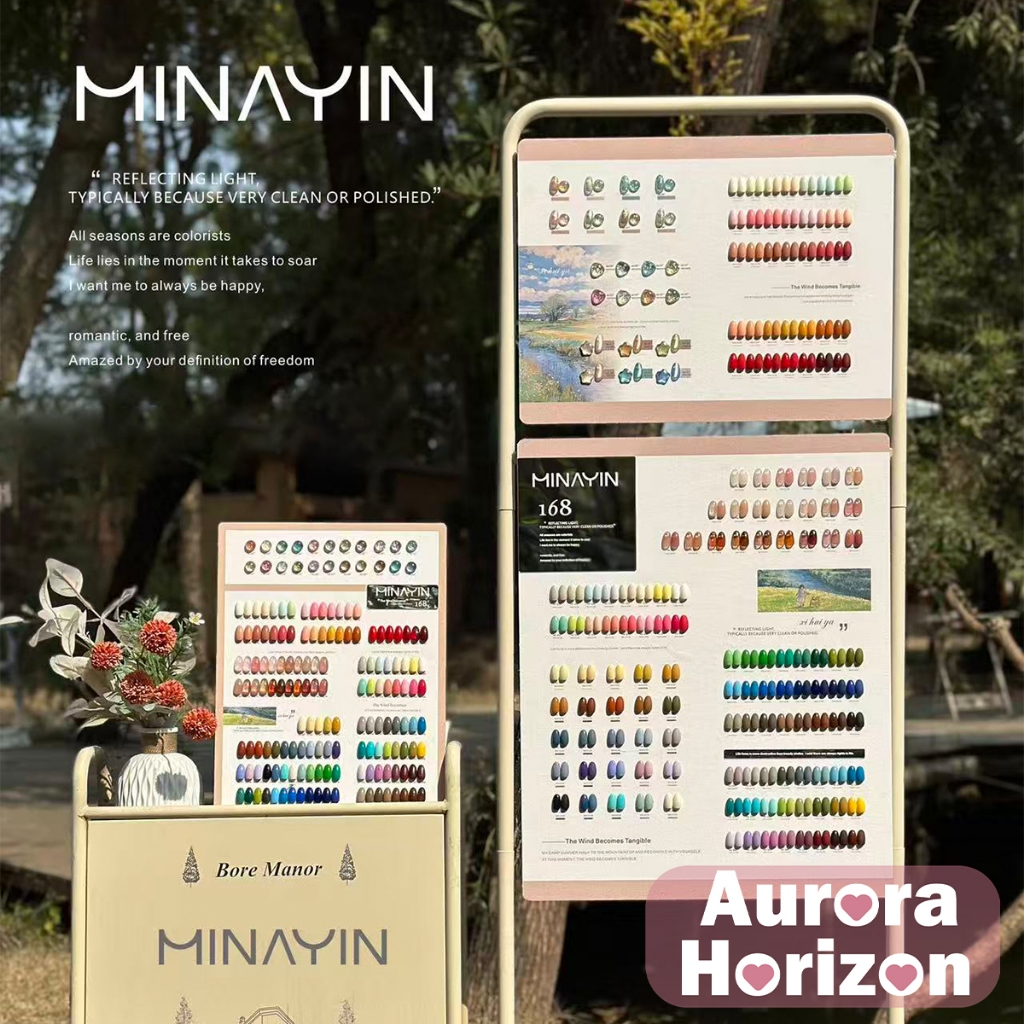 พร้อมส่งในกรุงเทพฯ  ชุดเปิดร้านสีเจลทำเล็บ  168 สี  MINGYIN สีเจลแคทอาย พร้อมขาตั้ง สีเจล ยกเซต สีเจลสีพื้น การ์ดสีใหญ่-เล็ก สีเจลไซรัป แถมเบสและท็อปเงา  ✨ – โปรปัง