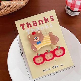 หมีกิ๊บลายการ์ตูนสีสันสดใส ของขวัญวันเกิดสำหรับนักเรียนสาว