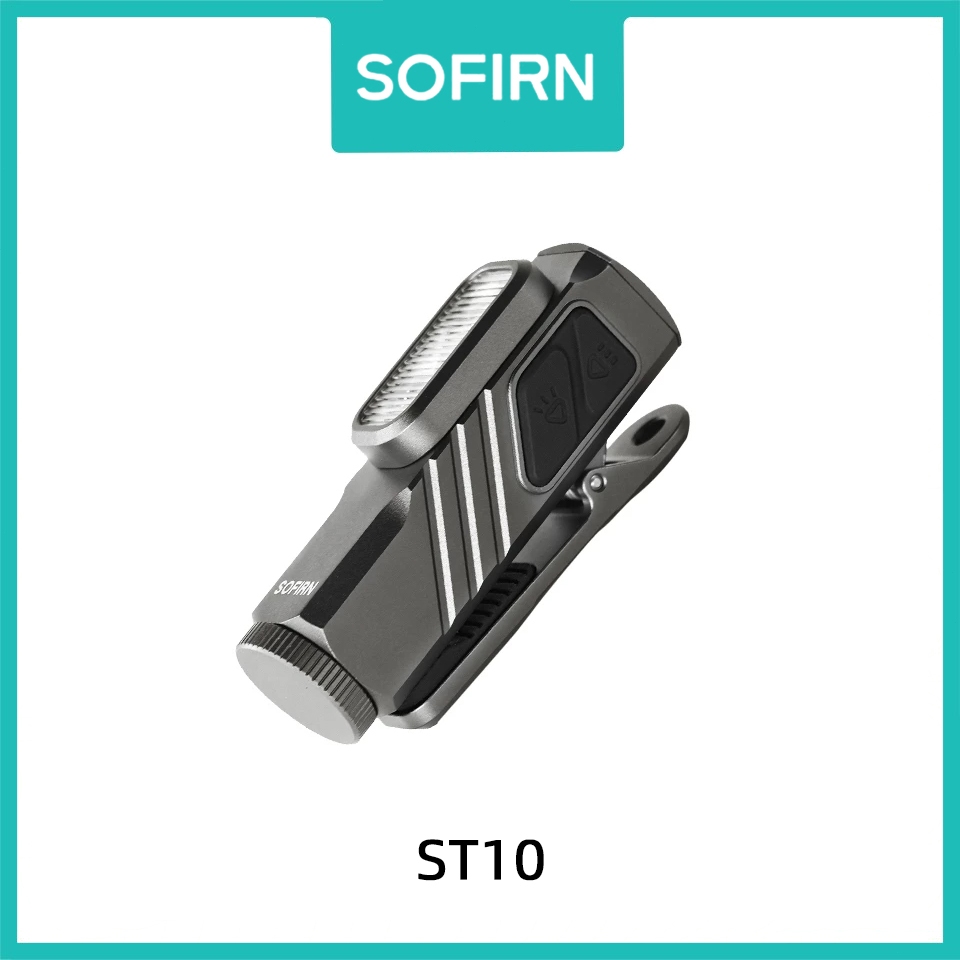 ไฟฉายแบบหนีบ SOFIRN ST10 ไฟ 3 ใน 1 มีแม่เหล็ก ชาร์จซ้ำได้ พกพาสะดวก