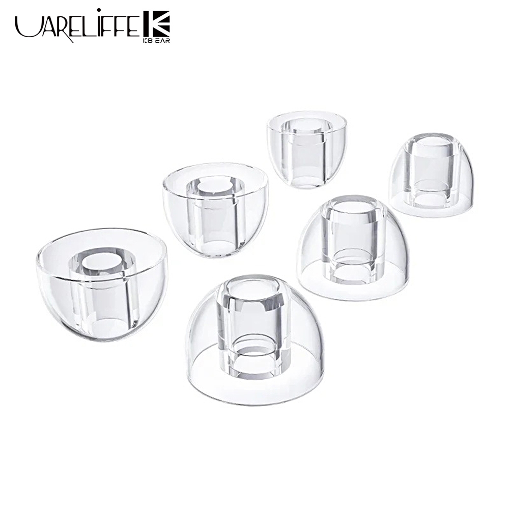 Uareliffe KBEAR KT01 Eartips 3 Paris/ชุดผิวซิลิโคนเหลววัสดุS/M/L Universalขนาดหูฟังนุ่มแขนNoise Lsol