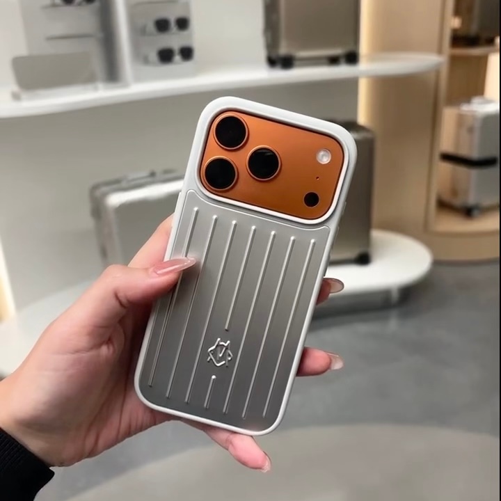 Rimowa อลูมิเนียมสําหรับ iPhone 17 PRO MAX ป้องกันพรีเมี่ยมเคสโทรศัพท์สําหรับ iPhone 16 PRO MAX สําห