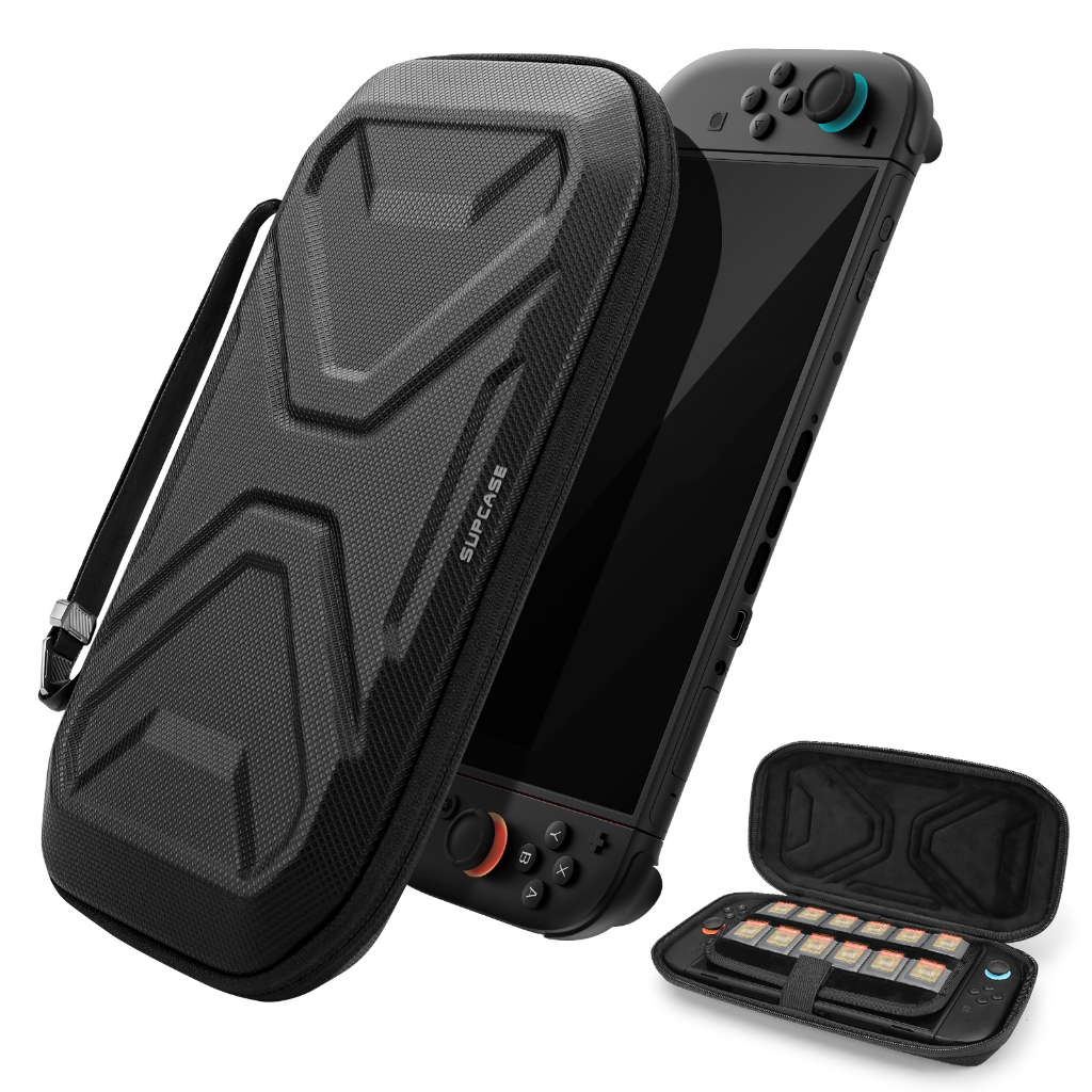SUPCASE Mini Edition สําหรับ Nintendo SWITCH 2 กระเป๋าถือ 2025 12 ตลับหมึกเกมเกรดทหารป้องกัน Slim แบบพกพา Hard Shell กระเป๋าเดินทางสําหรับ Nintendo SWITCH 2 คอนโซล