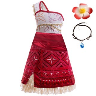 ผู้หญิงภาพยนตร์คอสเพลย์โมอาน่าเครื่องแต่งกายพู่ชุดกระโปรงมหาสมุทรผจญภัยชุดเจ้าหญิงสําหรับผู้ใหญ่สาวเทศกาลฮาโลวีนชุด - รูปที่ 5