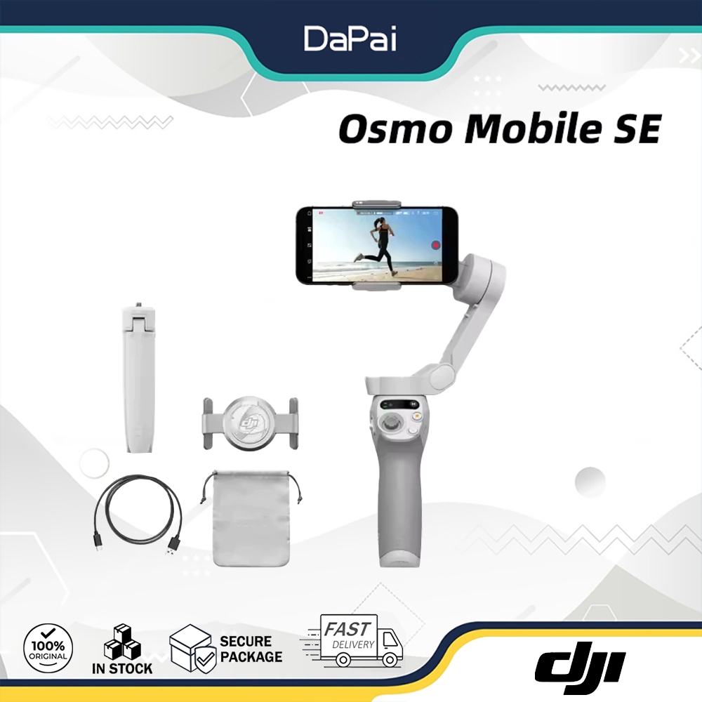DJI Osmo Mobile SE - ไม้กันสั่นสมาร์ทโฟนแบบพับได้ | เรียบ 3 แกน เสถียรภาพ