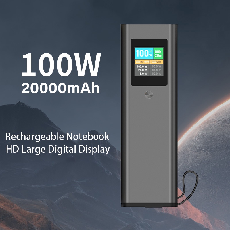 ​PD 100W IPS สีจอแสดงผล Bidirectional Fast Charging Power Bank DIY ชุดสําหรับ FPV Drones โทรศัพท์แล็ปท็อปและแบบพกพา