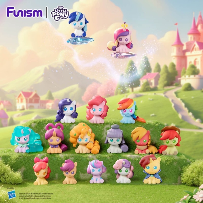 FUNISM My Little Pony Home is Protection Series Magic Bottle Series กล่องตาบอดตัวเลข Action ของเล่นรูปของขวัญวันเกิดของเล่นเด็ก