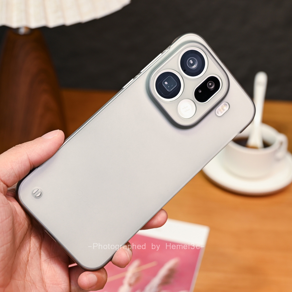 สําหรับ OPPO Find X9 / X9 Pro Casing No Yellowing Matte Transparent No-frame Hard Back Phone Case Cover