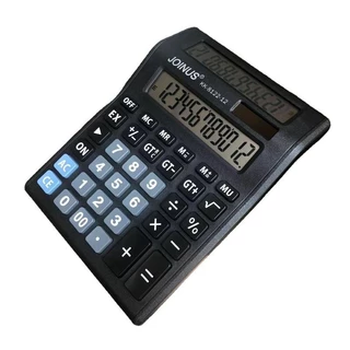 Joinus 8122-12 Dual-Screen 12-Digit เครื่องคิดเลข: Solar & Dual Power, ปุ่มขนาดใหญ่สําหรับสํานักงาน, ขายส่ง, ธุรกิจและการสอบขั้นพื้นฐาน