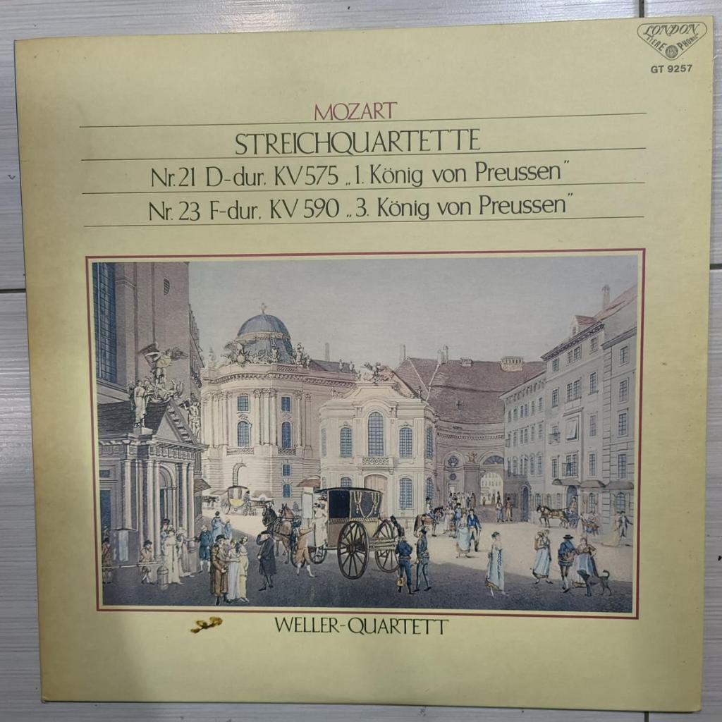 Mozart*, The Weller Quartet Quartets K.575 In D "Prussian No.1" / K.590 In F "Prussian No. แผ่นไวนิล