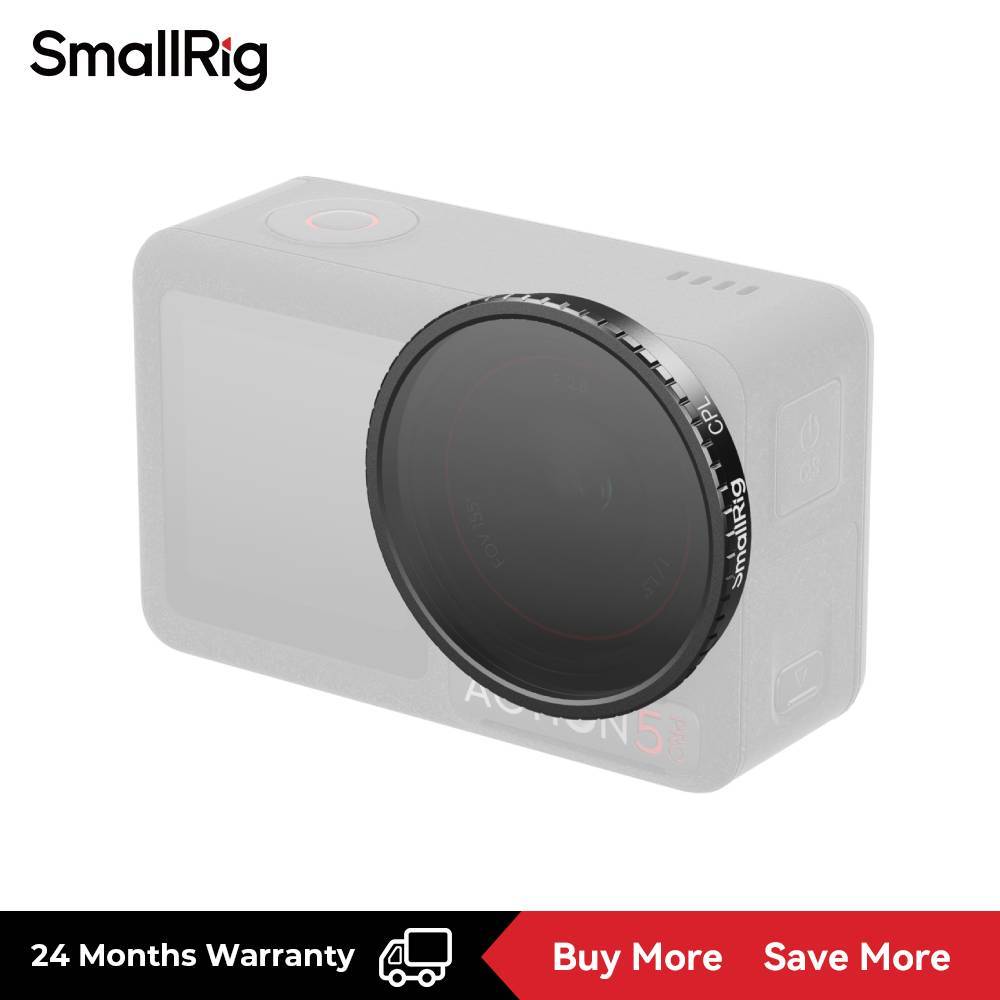 SmallRig ติด CPL/1/4 Effect Black Mist/ลดมลภาวะแสง/UV/Star Cross Filter สําหรับ 
