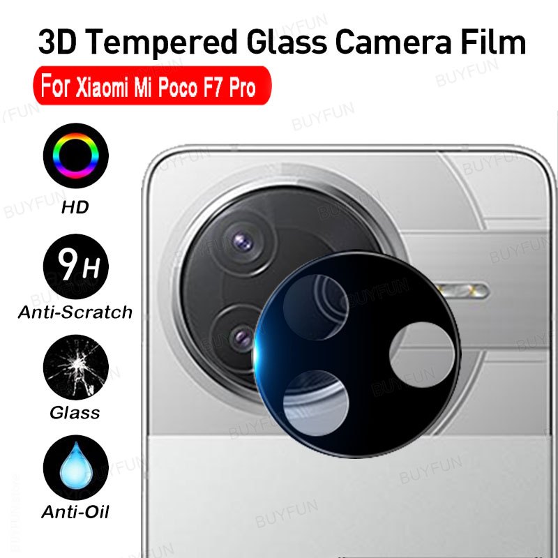 For Xiaomi poco F7 5G pokof7 F X 7 f7ultra x7 Pro 3D Curved Tempered Glass Camera Protector Cover Ca