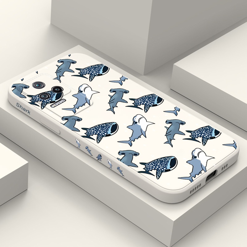 Spot Shark เคสโทรศัพท์สําหรับ Xiaomi Poco M4 F4 X4 F3 F2 X3 M3 PRO NFC 4G 5G GT การออกแบบสร้างสรรค์ฝ