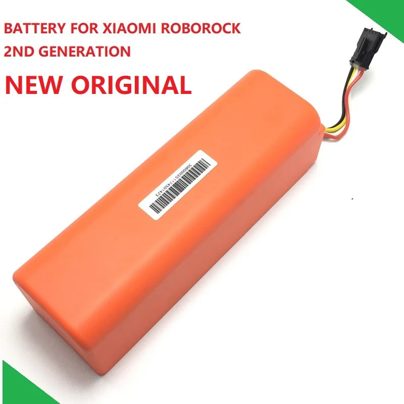 ใหม่เปลี่ยนเดิม 5200mAh BRR-2P4S-5200S แบตเตอรี่สําหรับ XIAOMI ROBOROCK เครื่องดูดฝุ่น S50 S55 Mijia Gen 1st S6 S7 Q5 Q7 MAX S7 MAXV แบตเตอรี่ Pack